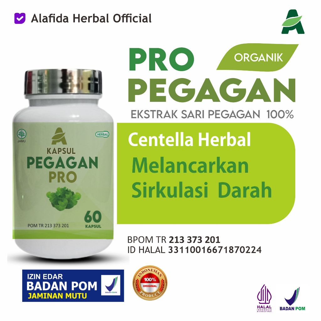 PEGAGAN PRO Kapsul Ekstrak Pegagan Centella Asiatica