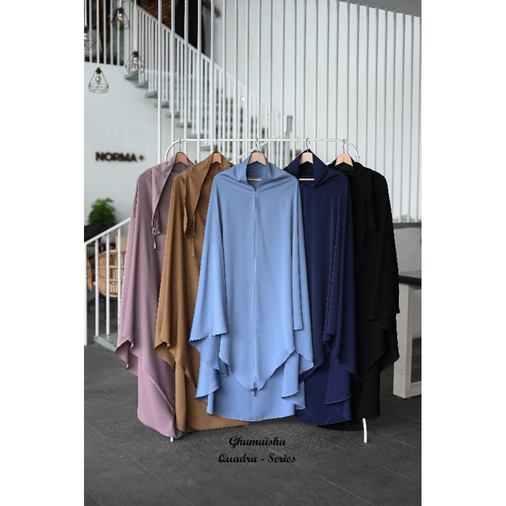 Khimar saja edisi kuadra bahan nazwa by ghumaisha collection