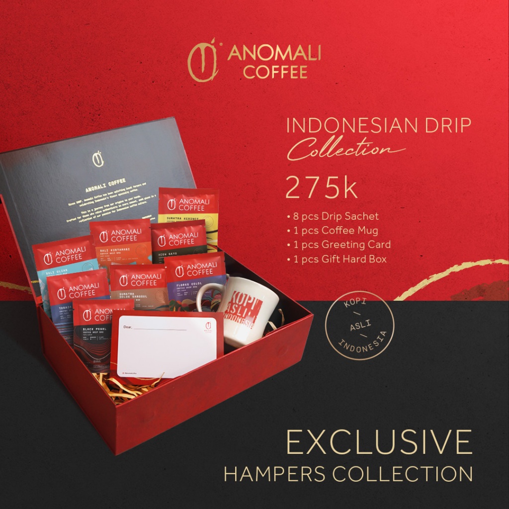 Anomali Coffee Hampers Indonesian Drip Collection