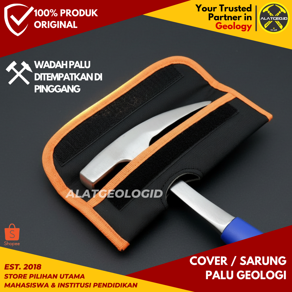 Cover Palu Geologi / Sarung Palu Geologi | Pelindung Palu Lapangan Geologi