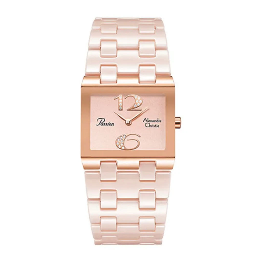 Jam Tangan Wanita Analog Alexandre Christie 2881LH AC2881 AC 2881 LH 2881 LHBRGPN Original Garansi R