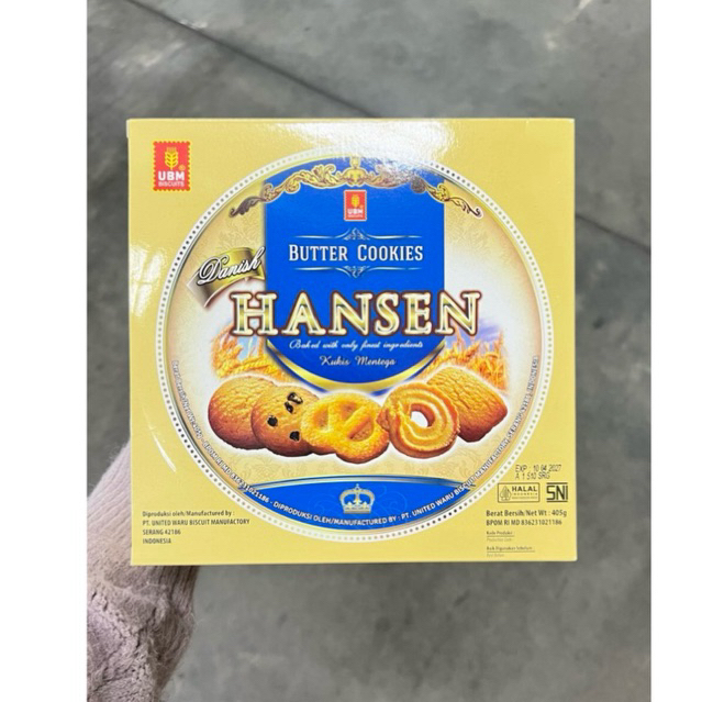 Hansen Butter Cookies 405gr