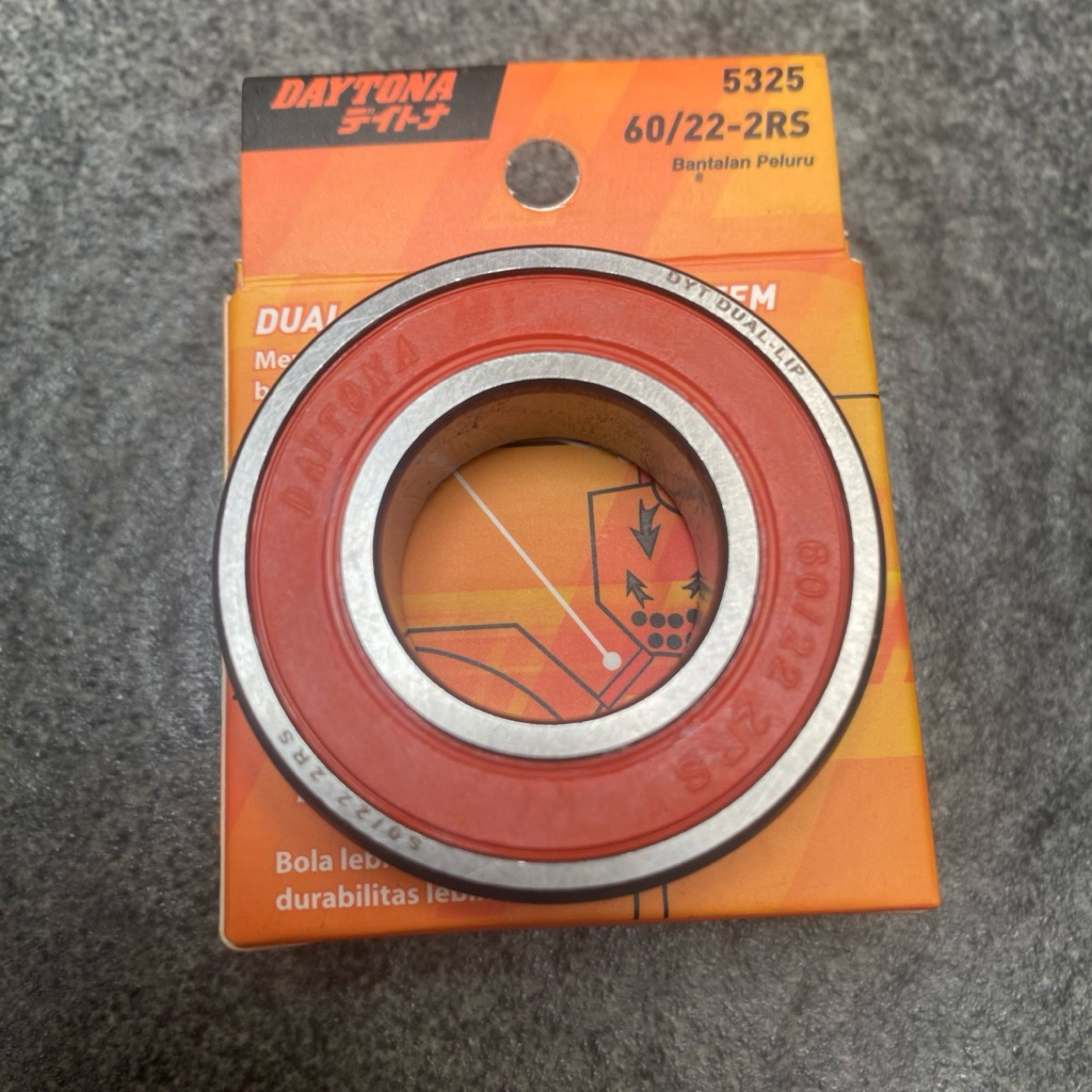 LAHER BEARING RODA BELAKANG 60/22 DAYTONA BEAT FI SCOOPY KZL BEAT ESP BEAT LAMA AS RODA BELAKANG