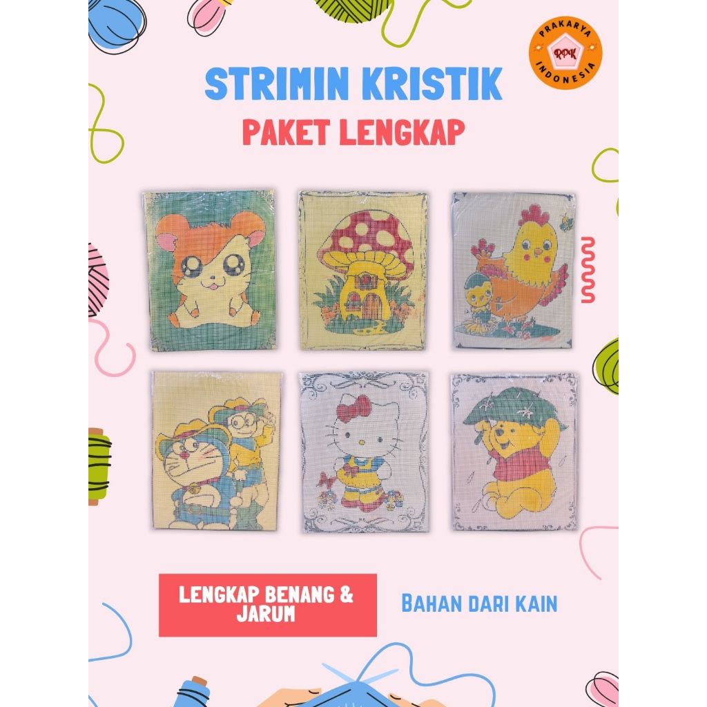 Strimin kristik Paket lengkap