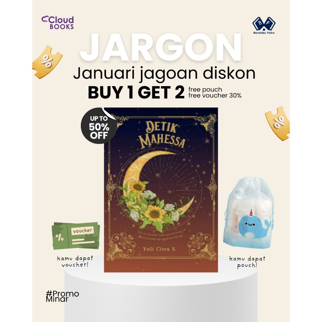 [ BUY 1 GET 2 ] Buku Novel Detik Mahessa - Yuli Citra S - Cloudbooks Publishing - Original