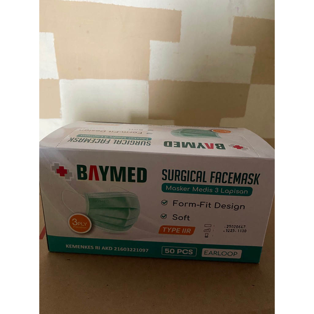 Masker medis earloop BAYMED