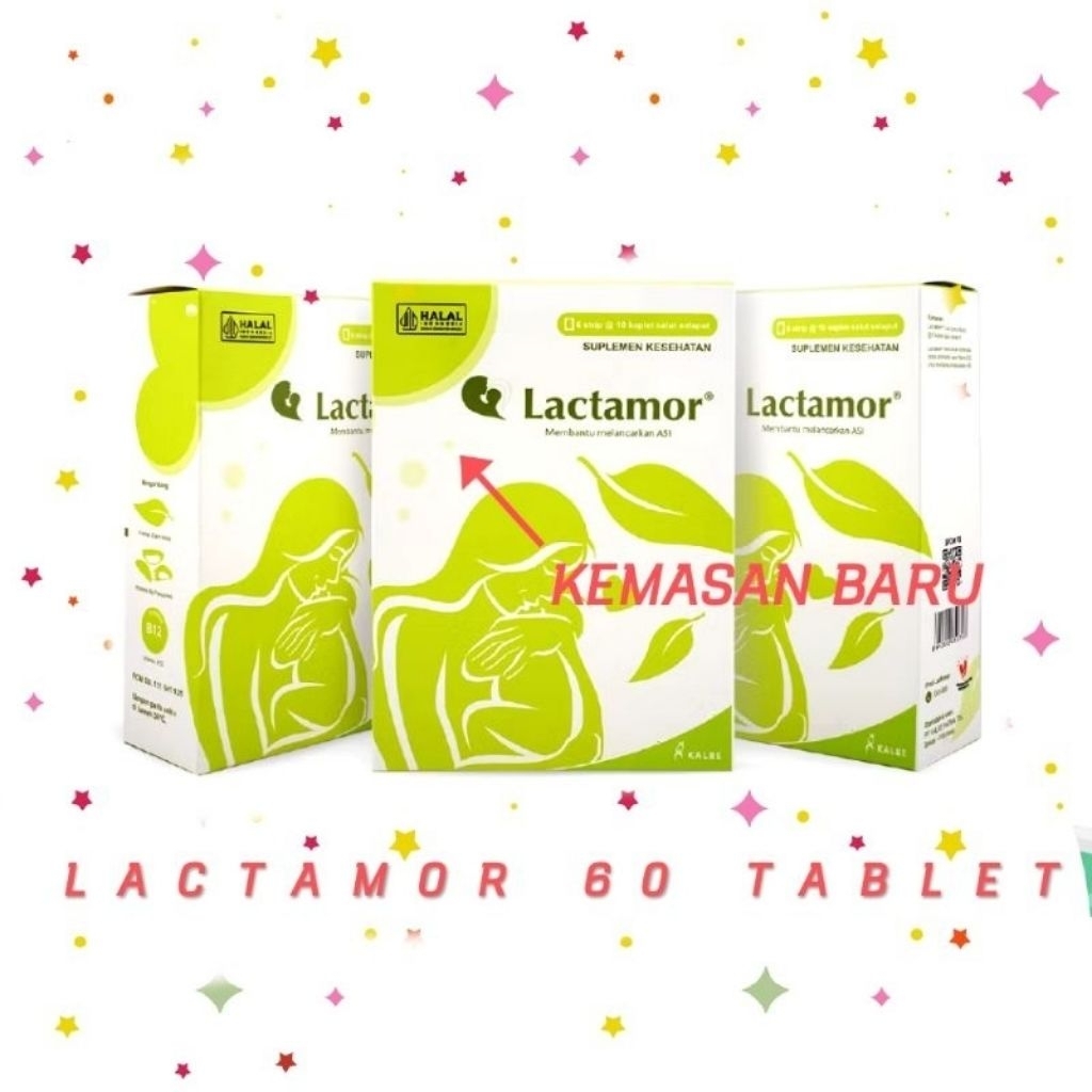 Lactamor isi 60 tablet - Asi Booster - Pelancar Asi