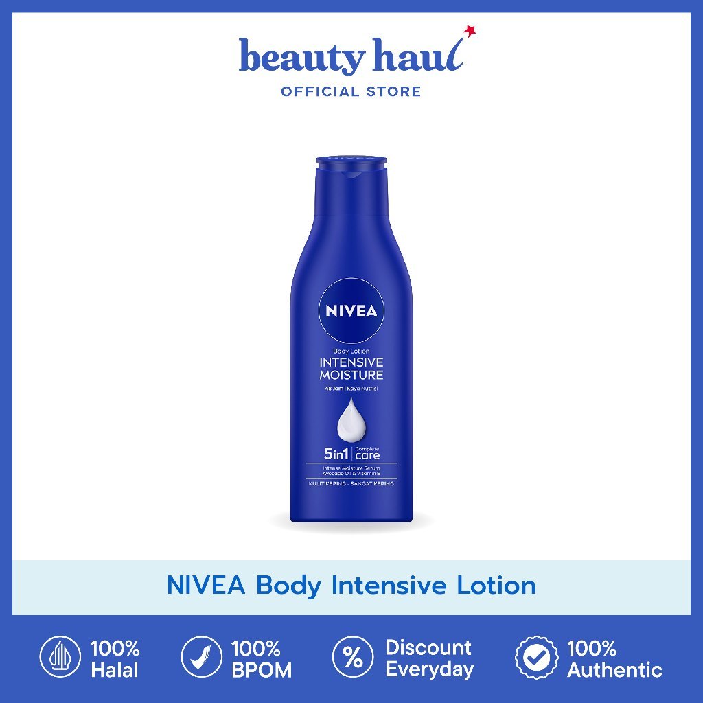 [CLEARANCE SALE] - NIVEA Body Intensive Lotion - Nivea Body Lotion, Body Lotion Intensif untuk Kulit