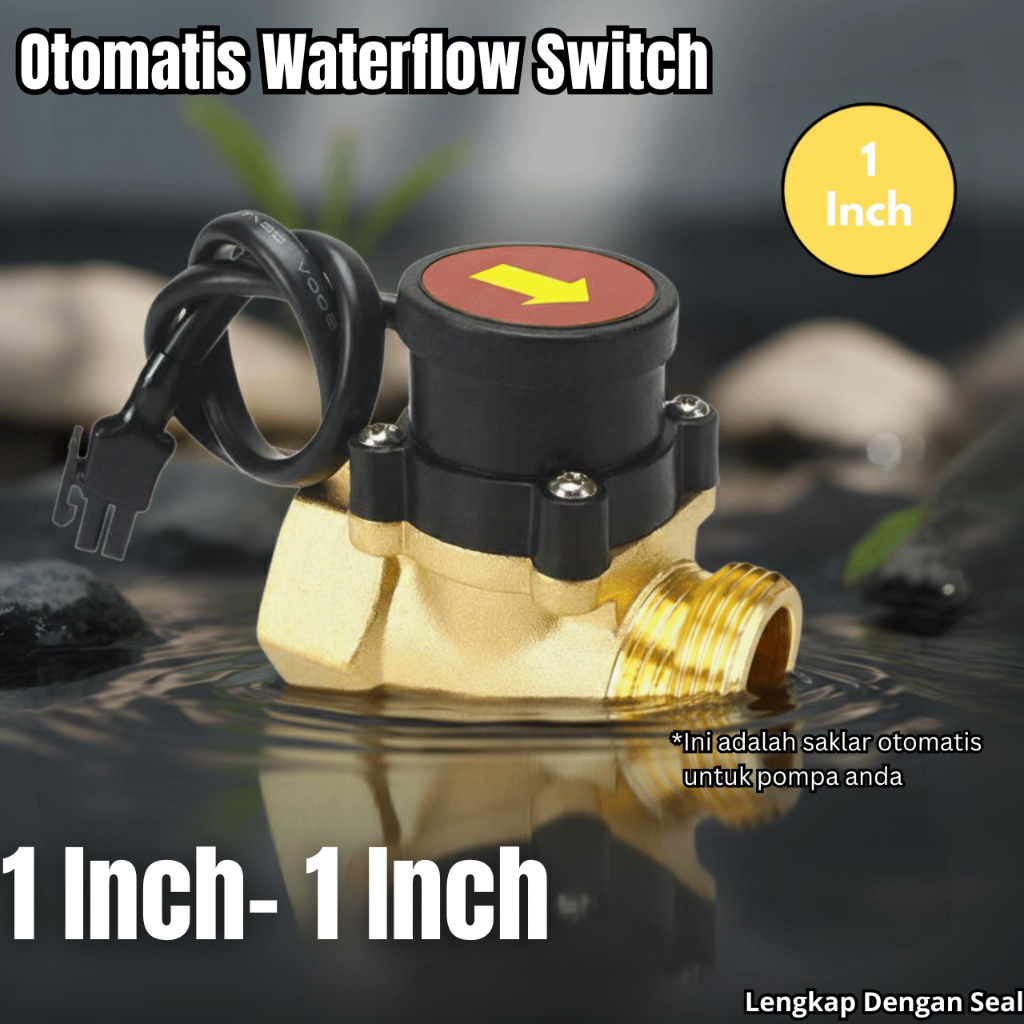 Saklar Otomatis Booster Pump Waterflow Switch 1 inch Saklar Otomatis Untuk Booster Pump