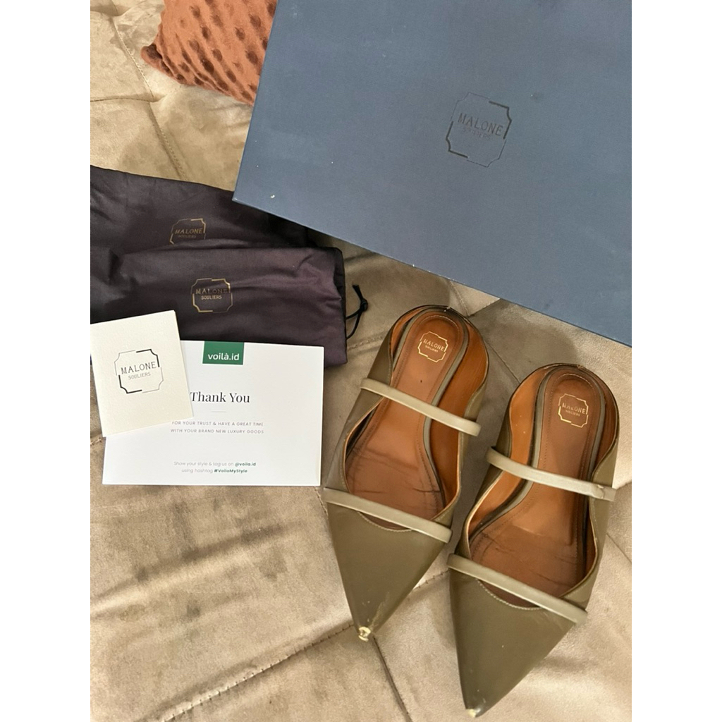 preloved nappa mules malone souliers