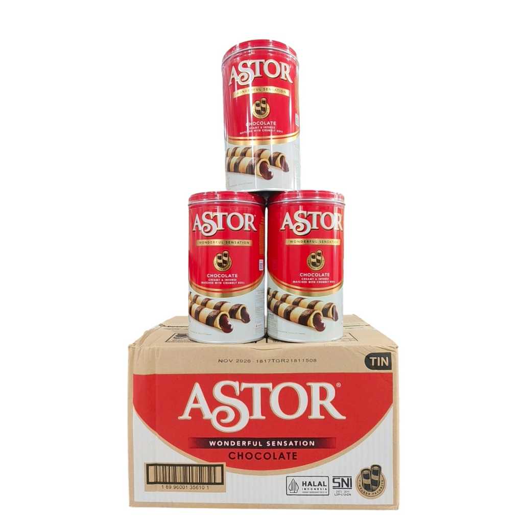 Astor Kaleng 330gr | Astor Coklat / Astor Coklat Kaleng / Coklat Premium Indonesia