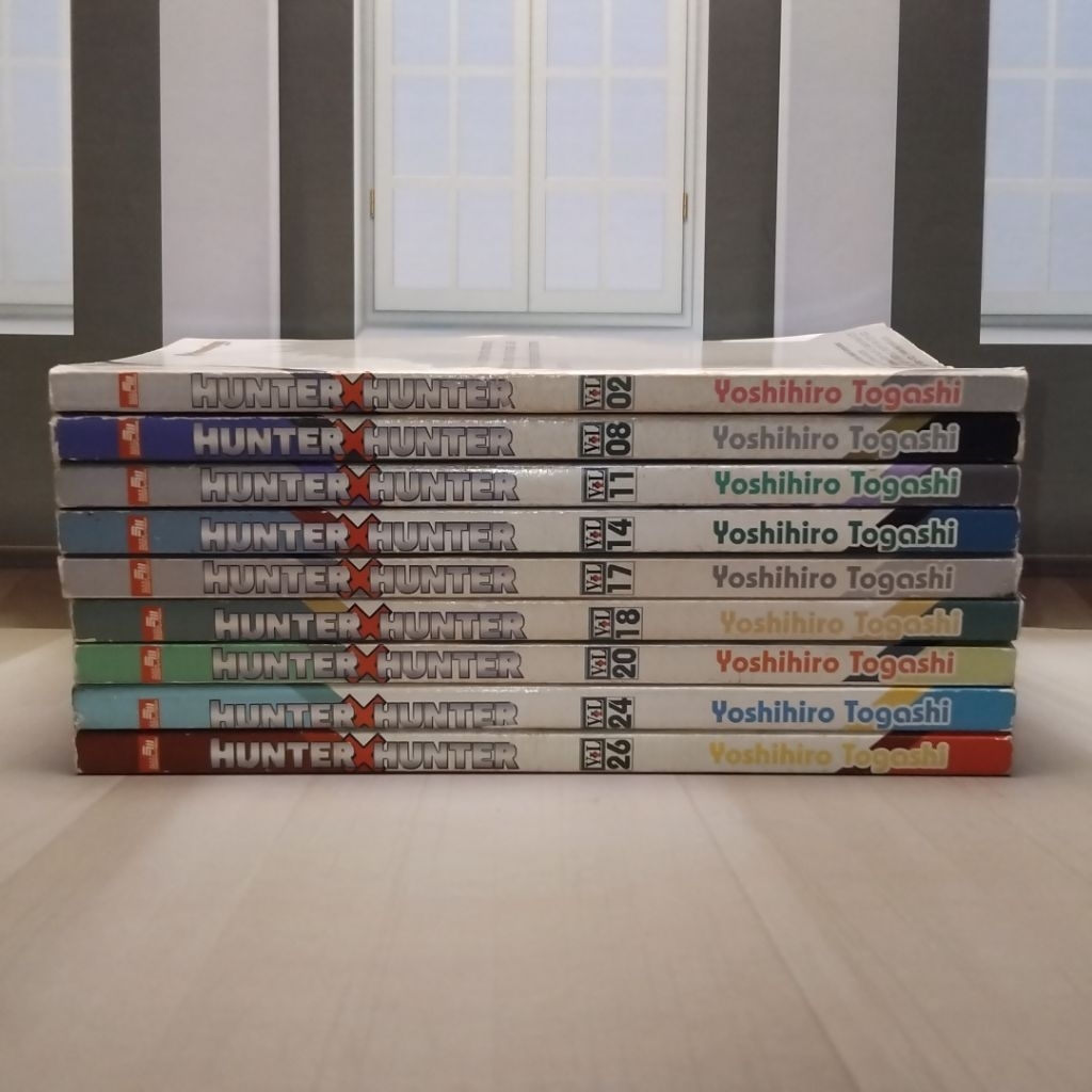 Komik Hunter X Hunter Cabutan Vol 8, 17, 18, 24, 26 Preloved Kolpri