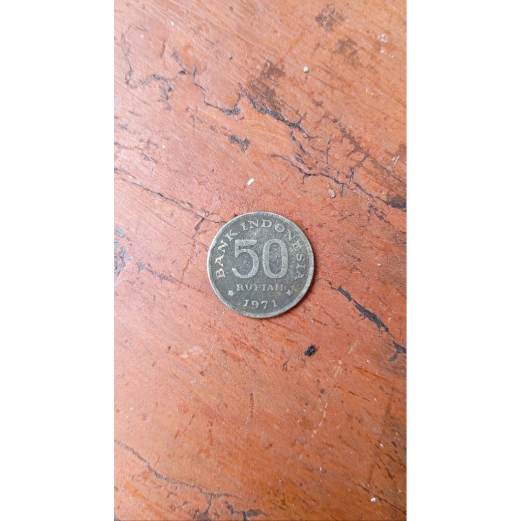 Uang lawas 50 rupiah burung cendrawasih