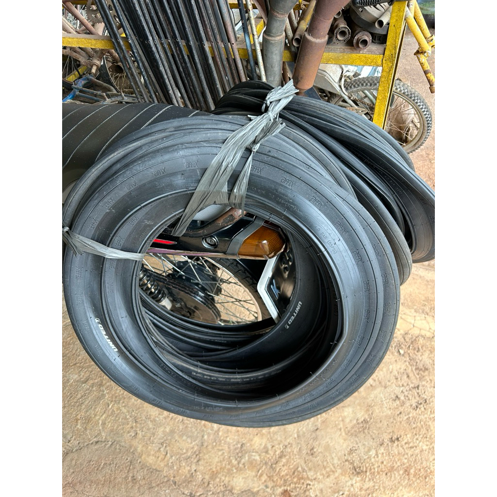 BAN UNITED AFFIX 20 x 2.40 FULL HITAM ORI UNTUK SEPEDA BMX