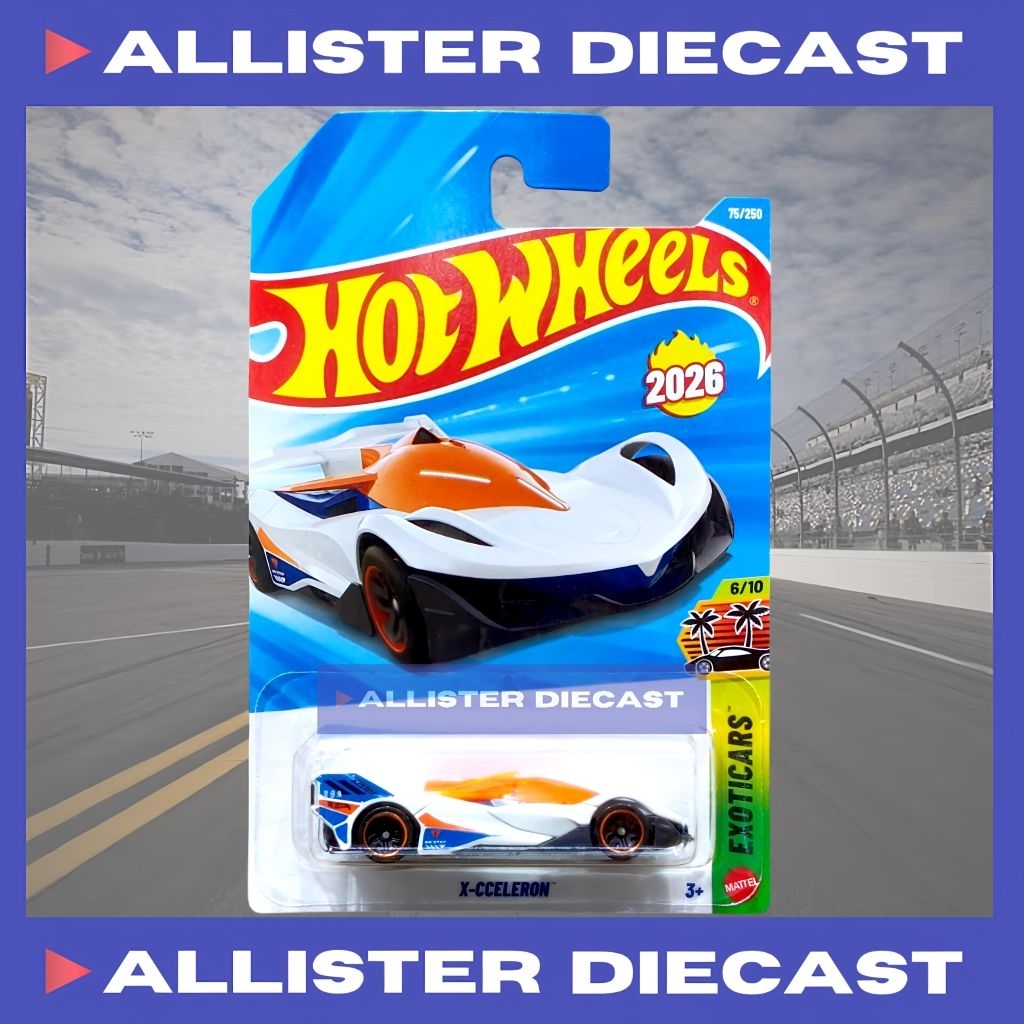 Hot Wheels X-Cceleron Putih Hotwheels X Cceleron White HW Exoticars Hot Wheels Xcceleron White Hotwh