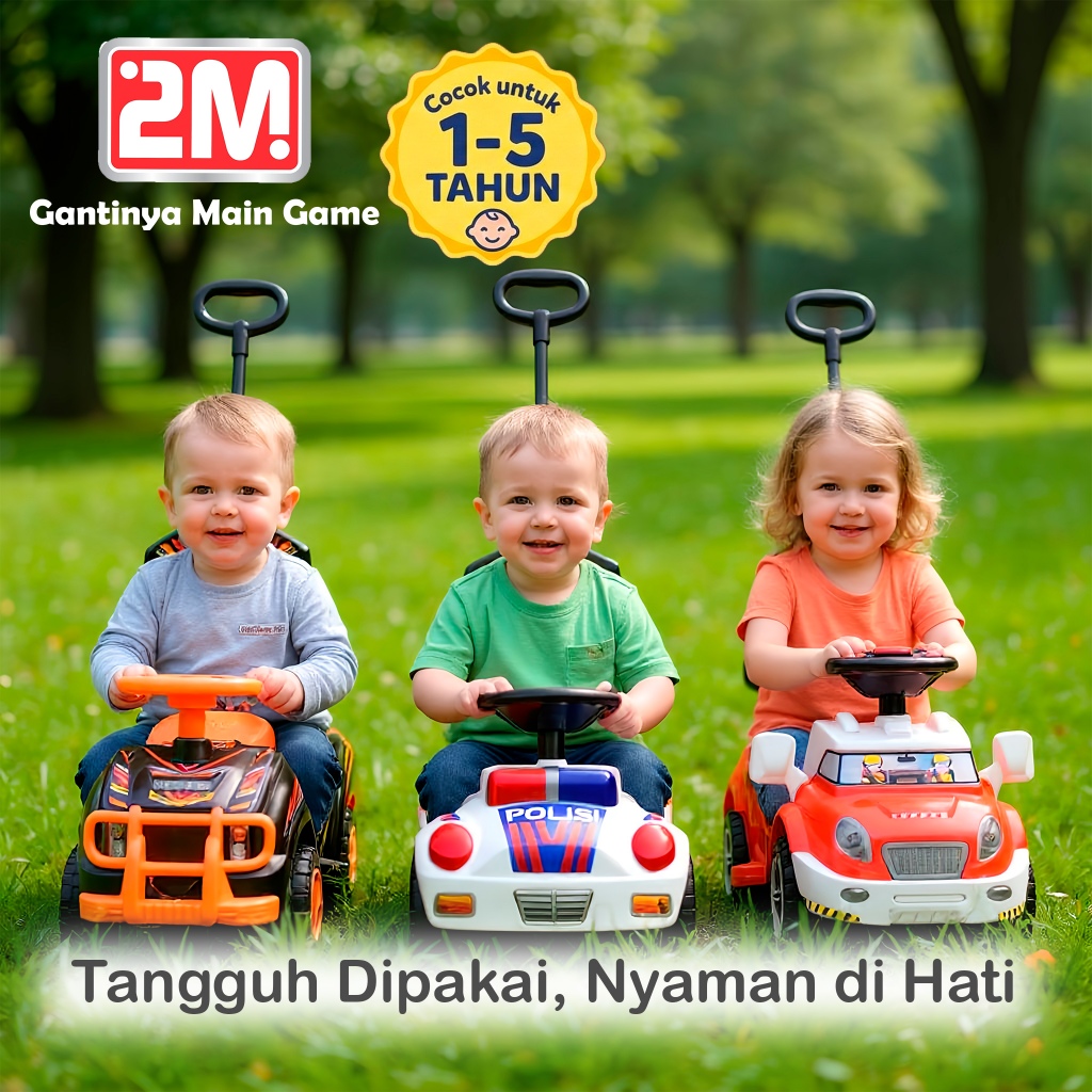 Mobil Dorong Anak Laki-Laki Perempuan Bisa Dinaiki - 2M