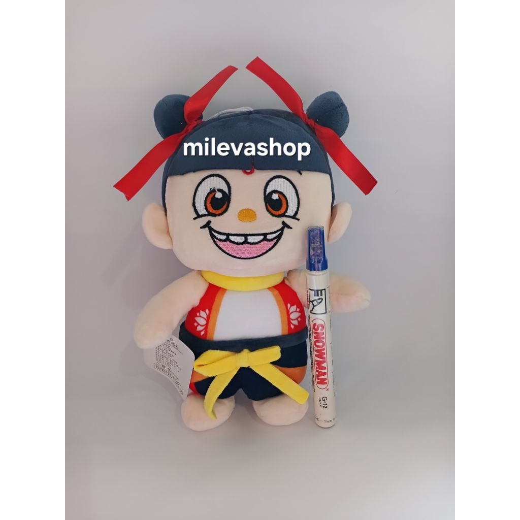 Boneka nezha ketawa 25cm impor