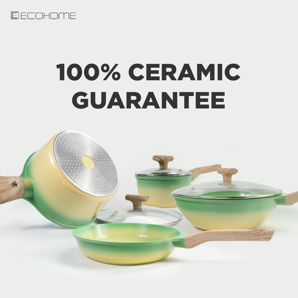 ECOHOME Cookware Set / Set Panci Ceramic Anti Lengket Ecohome