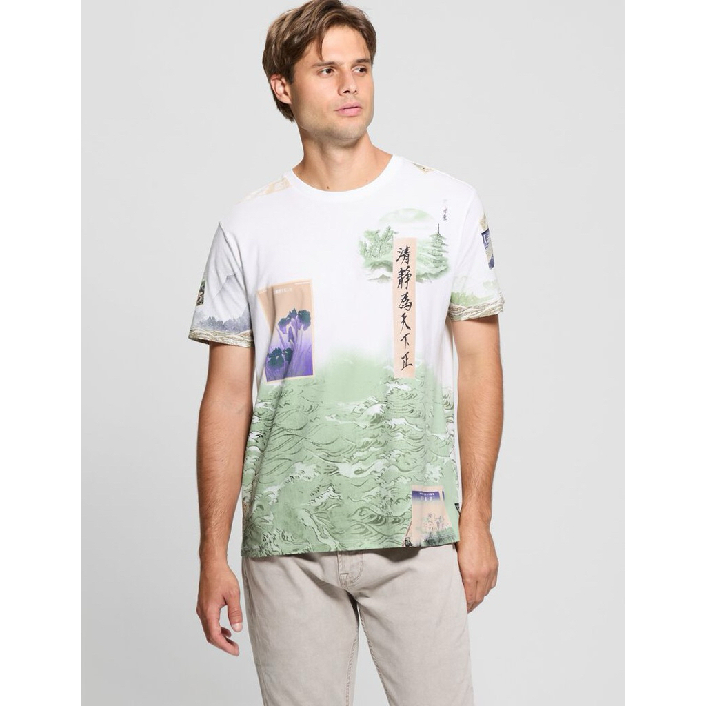 [NEW] GUESS T-Shirt Original Pacific Daydream Brand NEW with Price Tag Size M Baju Kaos Kemeja tshir