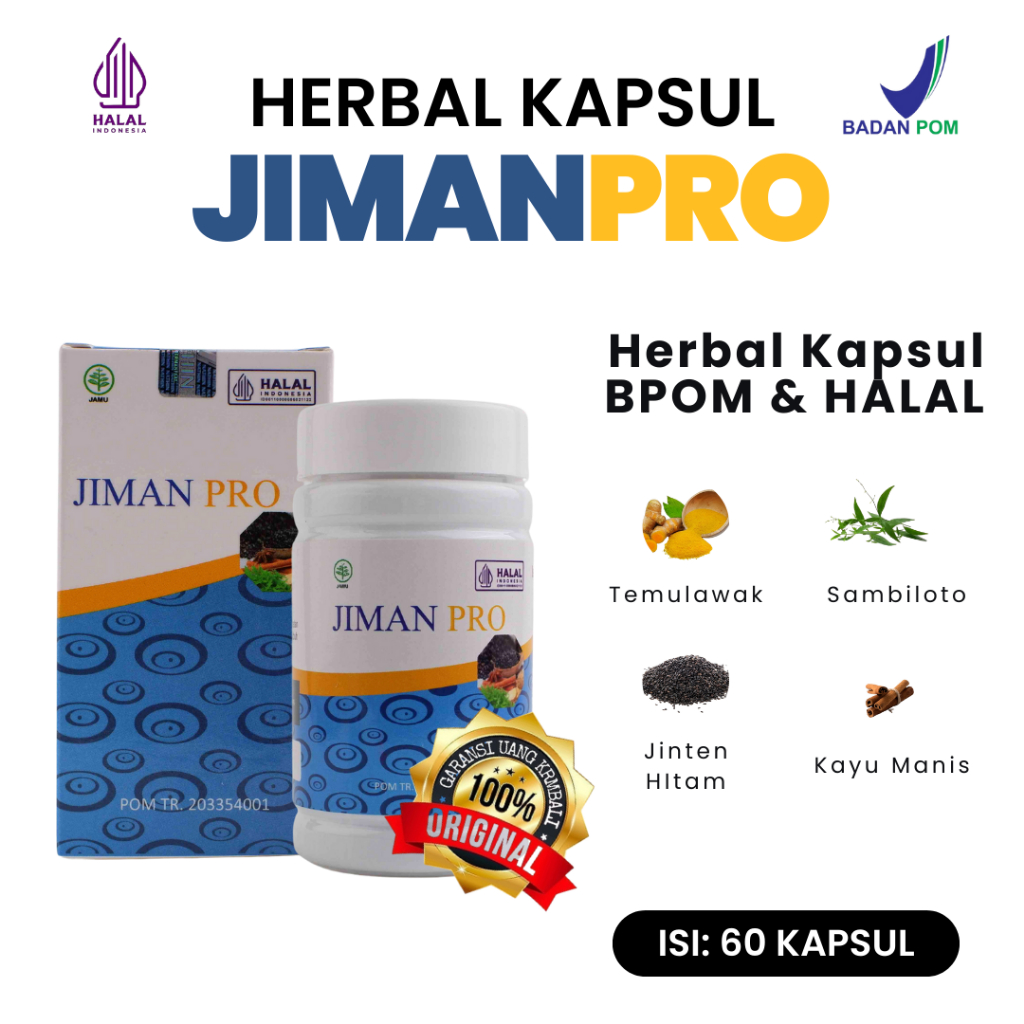 JimanPro Obat Herbal Mengatasi Berbagai Macam Penyakit / Jiman Pro
