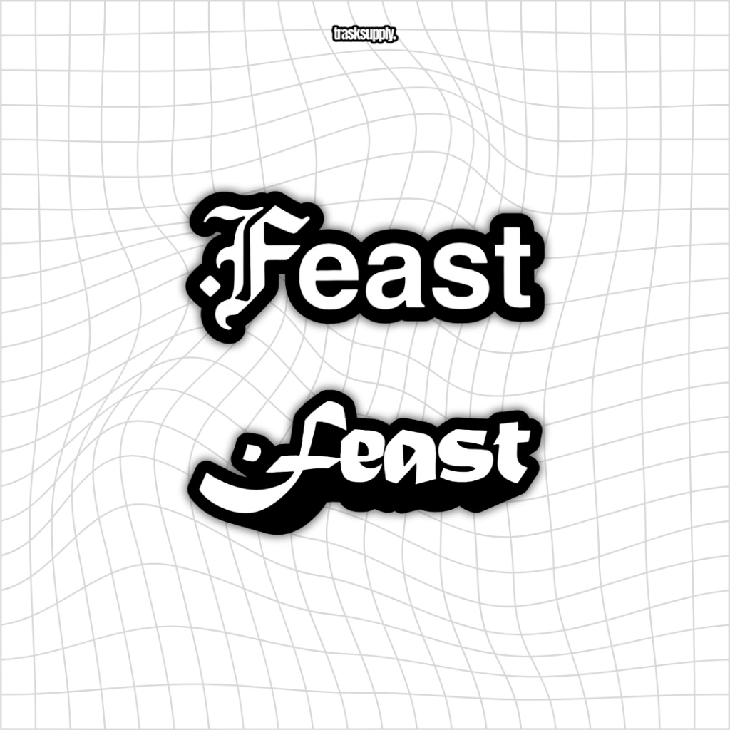 Sticker .Feast Feast - STICKER BAND INDONESIA