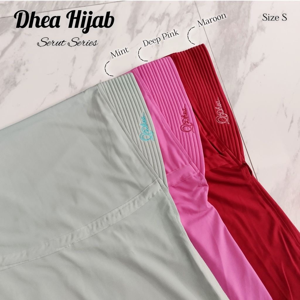 Dhea Hijab serut Size - S // Bahan Stella Premium