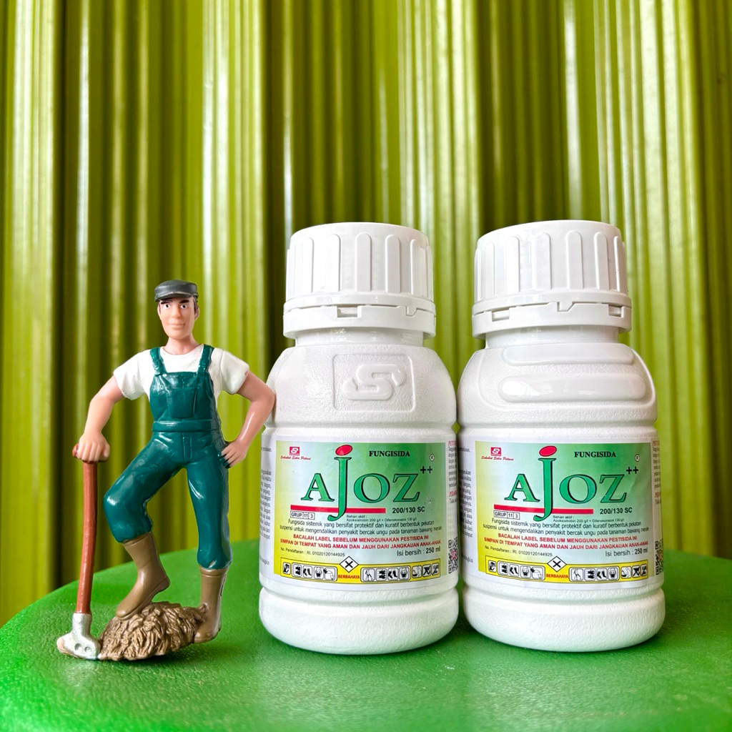 Fungisida Sistemik AJOZ 200/130 SC Kemasa 250ml - Fungisida Plus Zpt Ajoz 330Sc