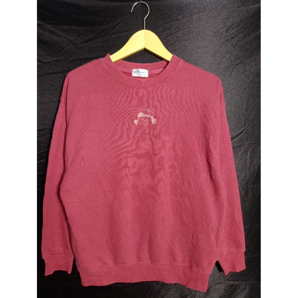 Crewneck Vtg Official Doraemon Im jaiko marun
