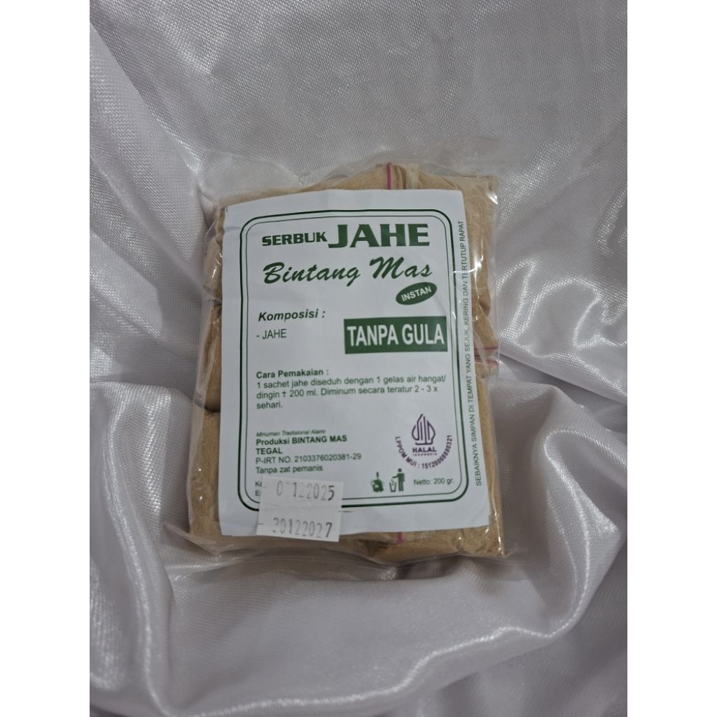 Serbuk Jahe MURNI TANPA GULA