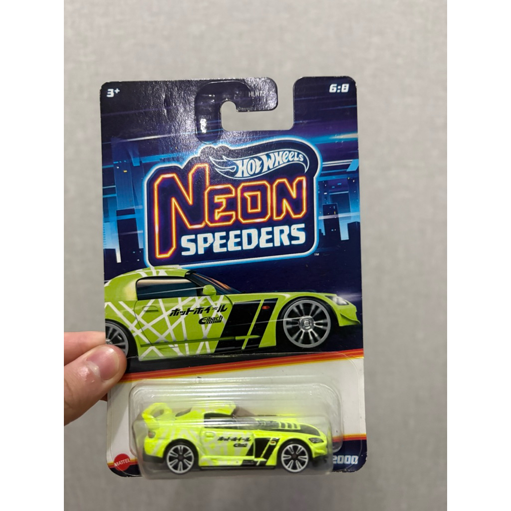 hotwheels honda s2000 neon speeders -gratis case hotwheels