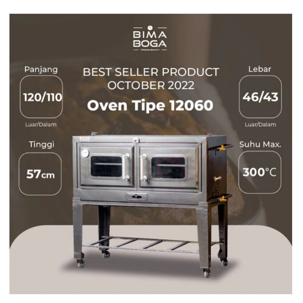 Oven Gas Bima Master Tipe 12060 Besar
