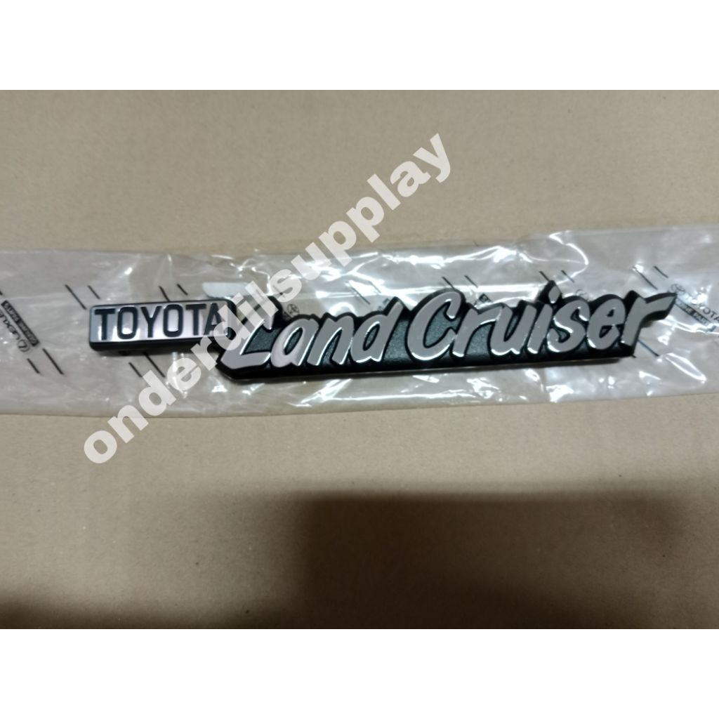 emblem fender emblem tulisan toyota landcruiser fj40 bj40 original