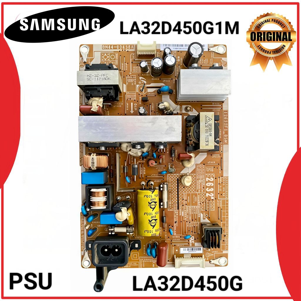 PSU Samsung LED TV 32" LA32D450G1M Power Suplly 32D450 450G1M LA 32D450G  Original Bergaransi