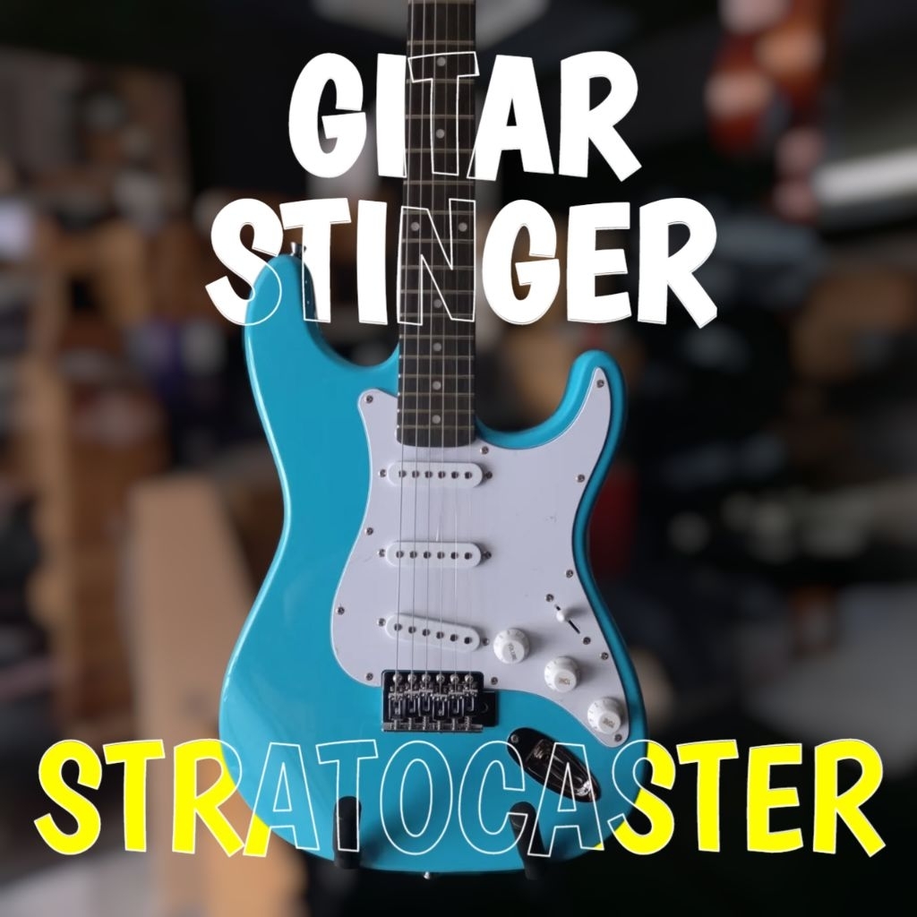 [STINGER] GITAR ELEKTRIK STINGER MODEL STRATOCASTER ORIGINAL