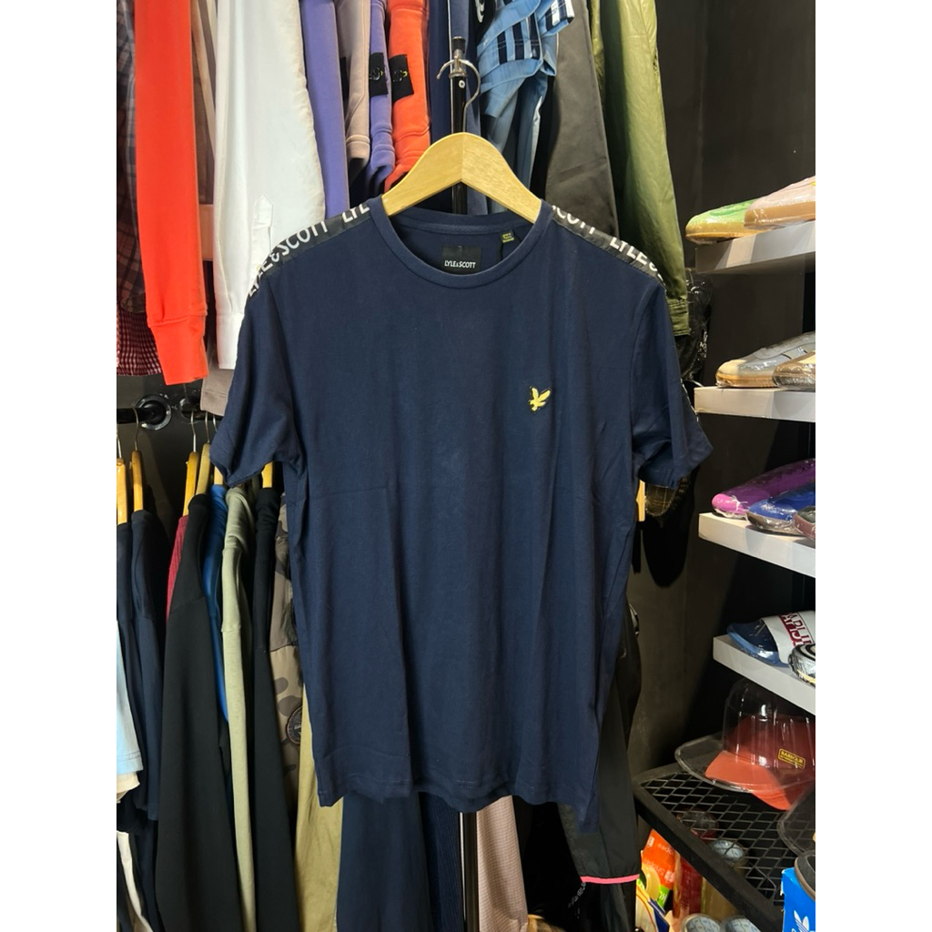 Tshirt Lyle Scott Taped Navy Originals