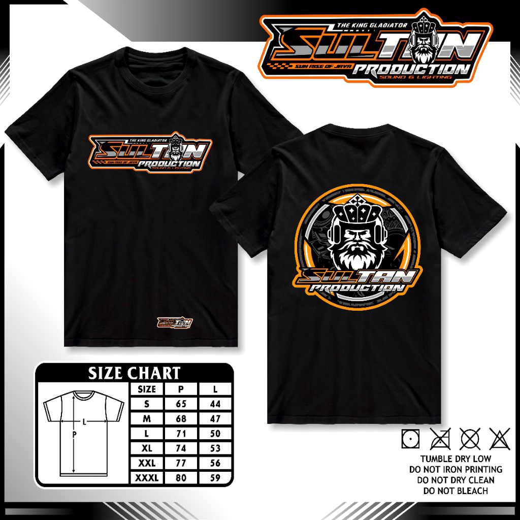 T-shirt Kaos Sultan Audio Sound System Banyuwangi Horeg