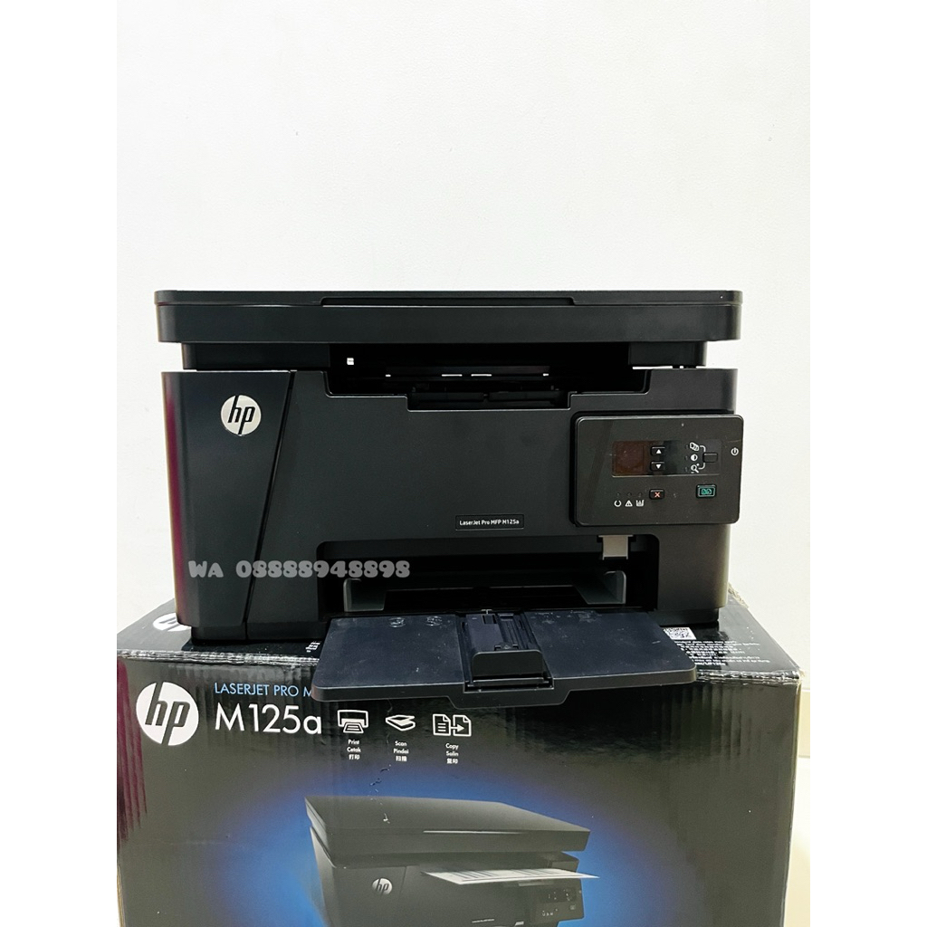 Printer HP Laserjet pro MFP m125a scan mesin fotocopy second