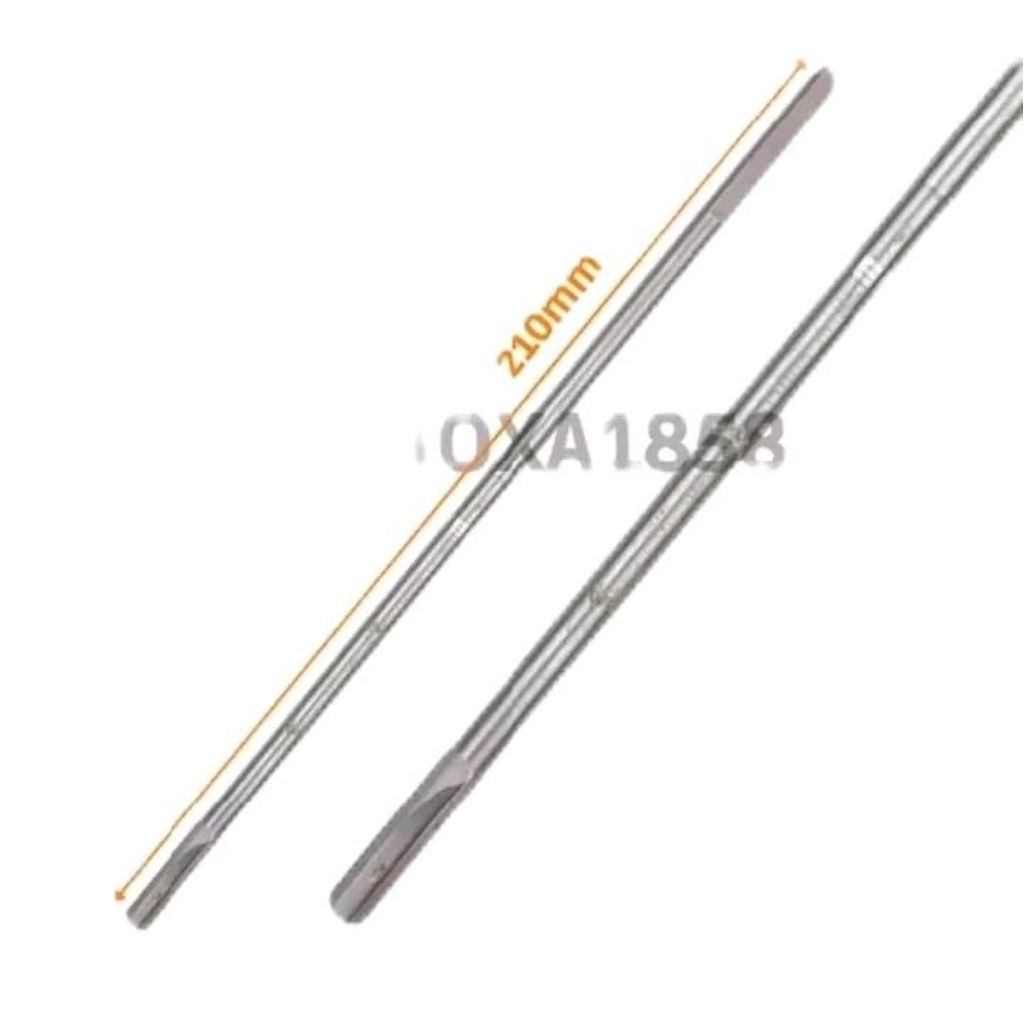 Mata Bor Reamer 5.5mm x 210mm Lemer Carbide Bukan HSS