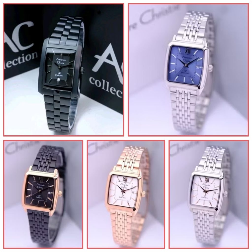 ORIGINAL Jam Tangan Wanita Alexandre Christie Ac 1019 Ac 1041 Original
