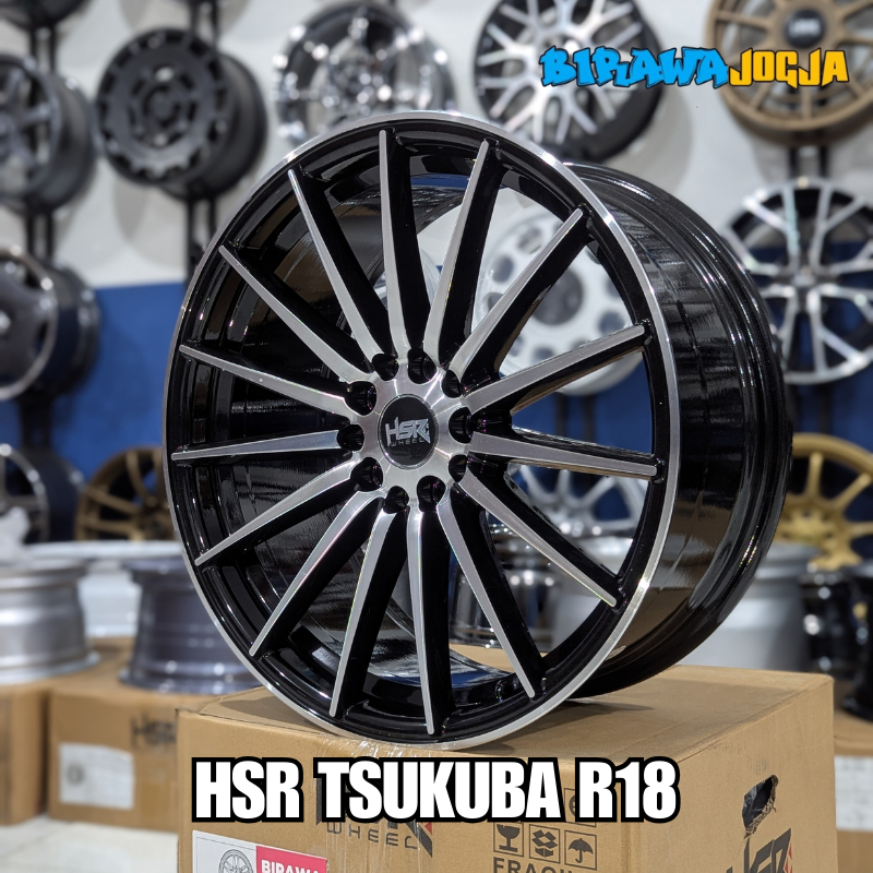 velk mobil jari jari ring 18 pcd 5x100 5x114 velg HSR Trukuba untuk Jaecoo J5, Omoda E5, Chery J6