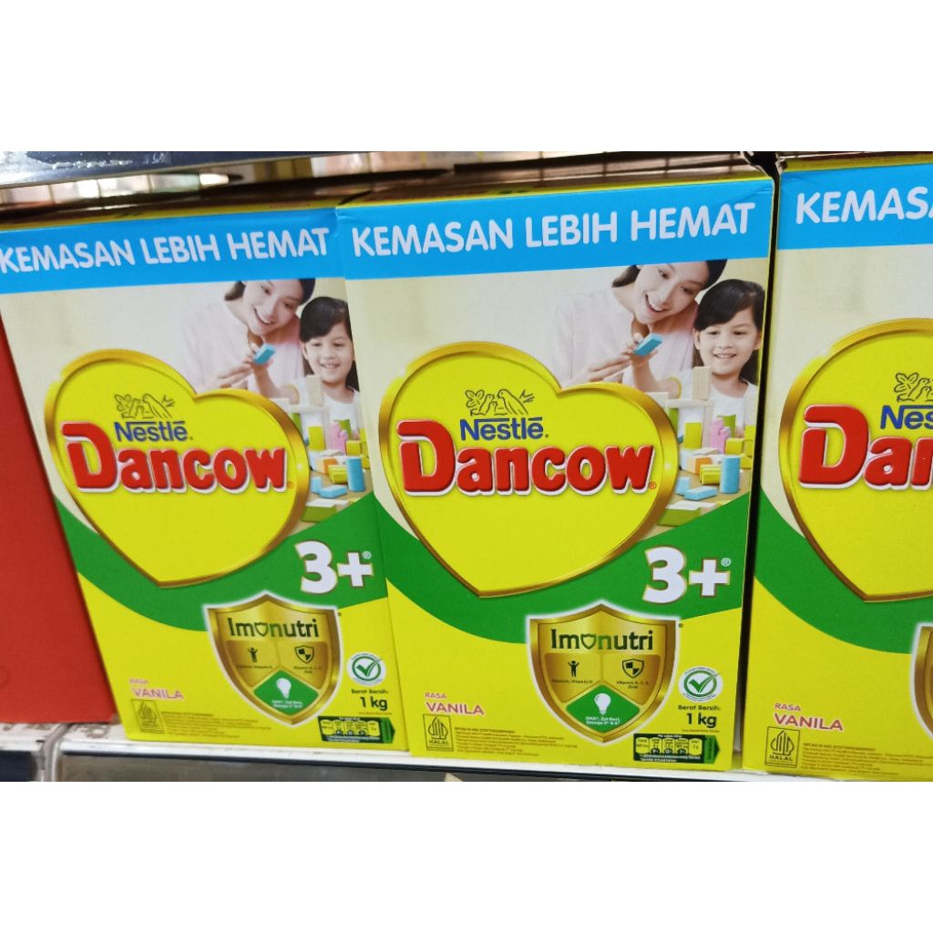 susu Dancow 3+ vanila 1kg (1000g)