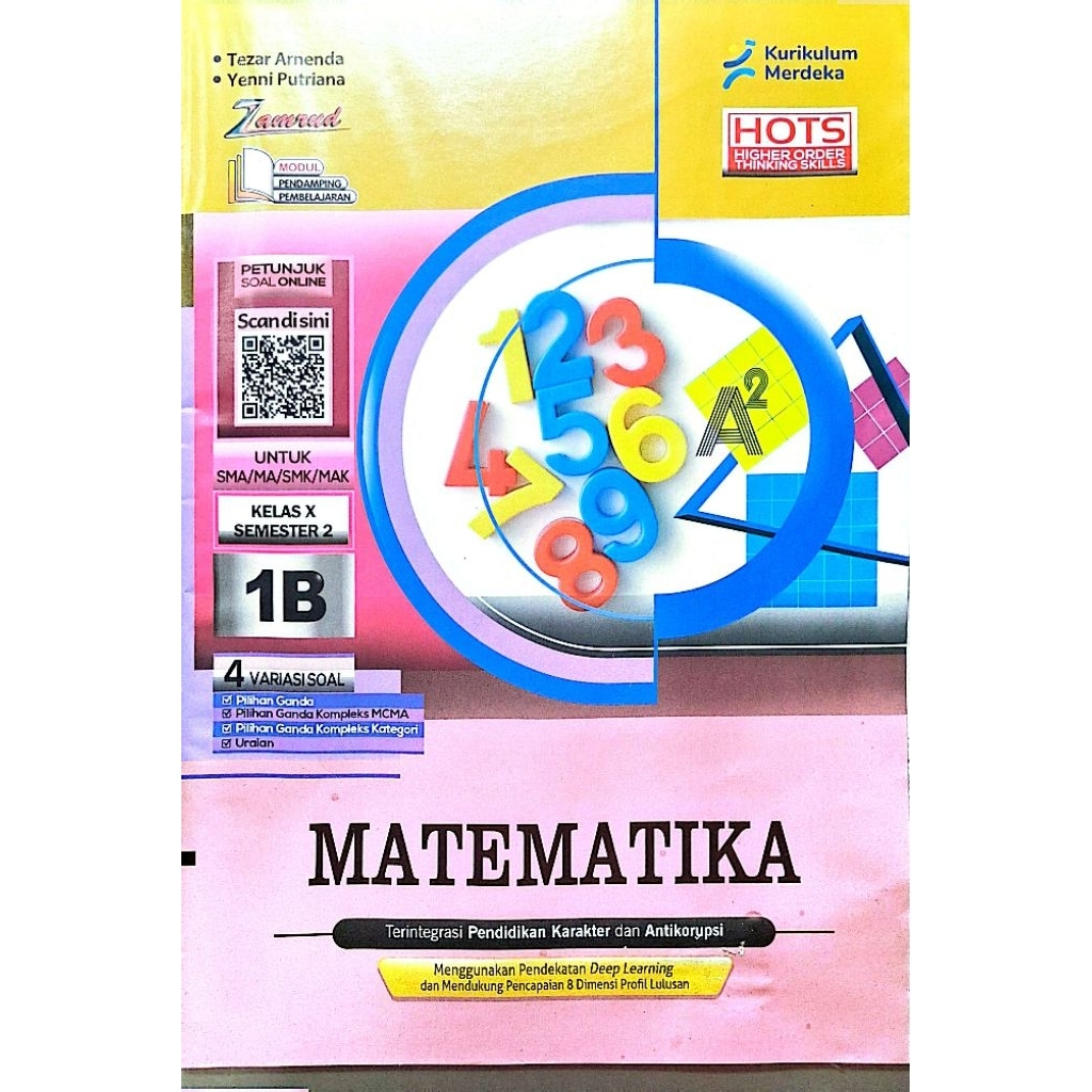BUKU LKS ZAMRUD SMA SMK MATEMATIKA KELAS 10 SEMESTER 2 GENAP KURIKULUM MERDEKA TA.2024-2025 | ZAMRUD