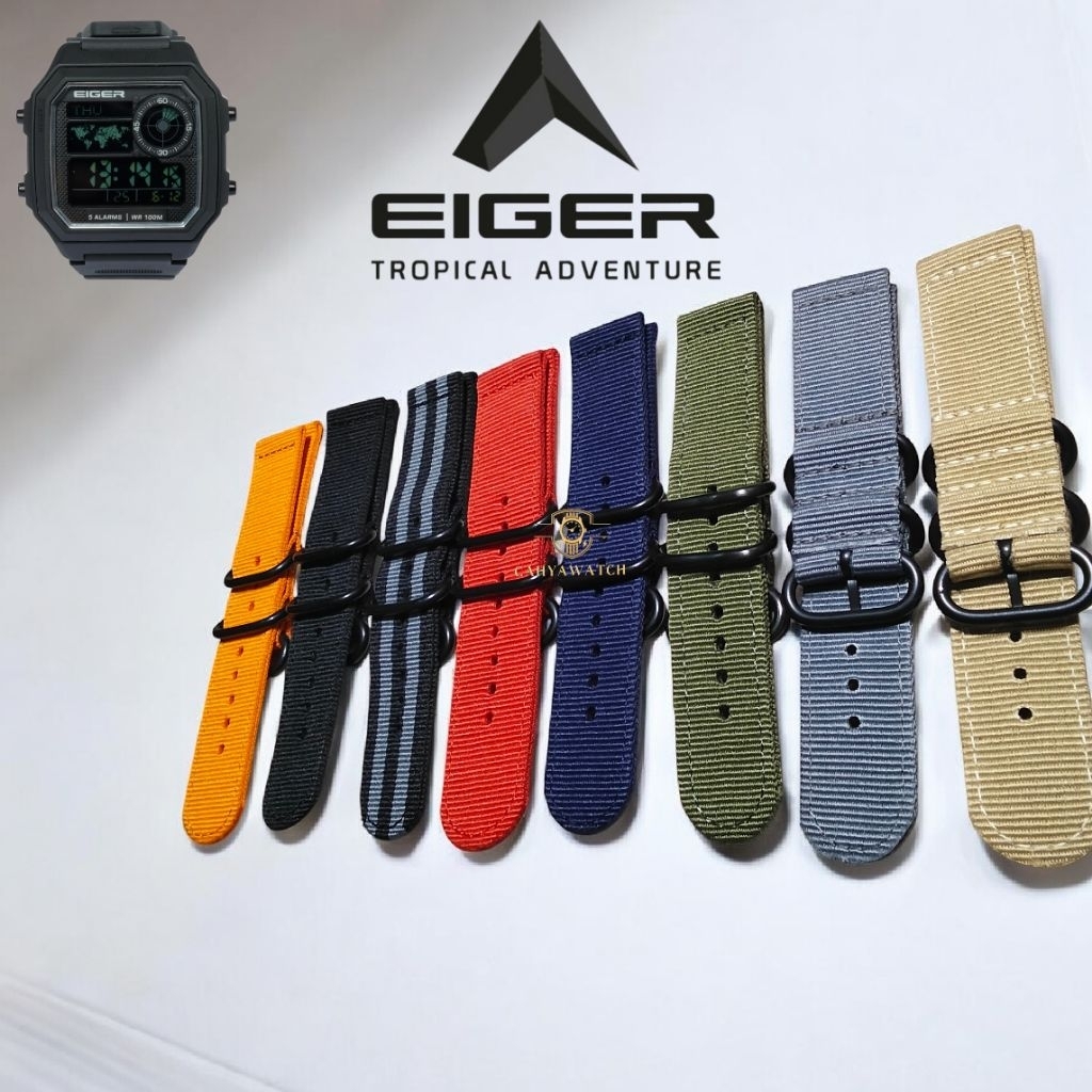 Tali Jam Tangan Kanvas Eiger Provo Strap Jam Eiger Provo Kanvas