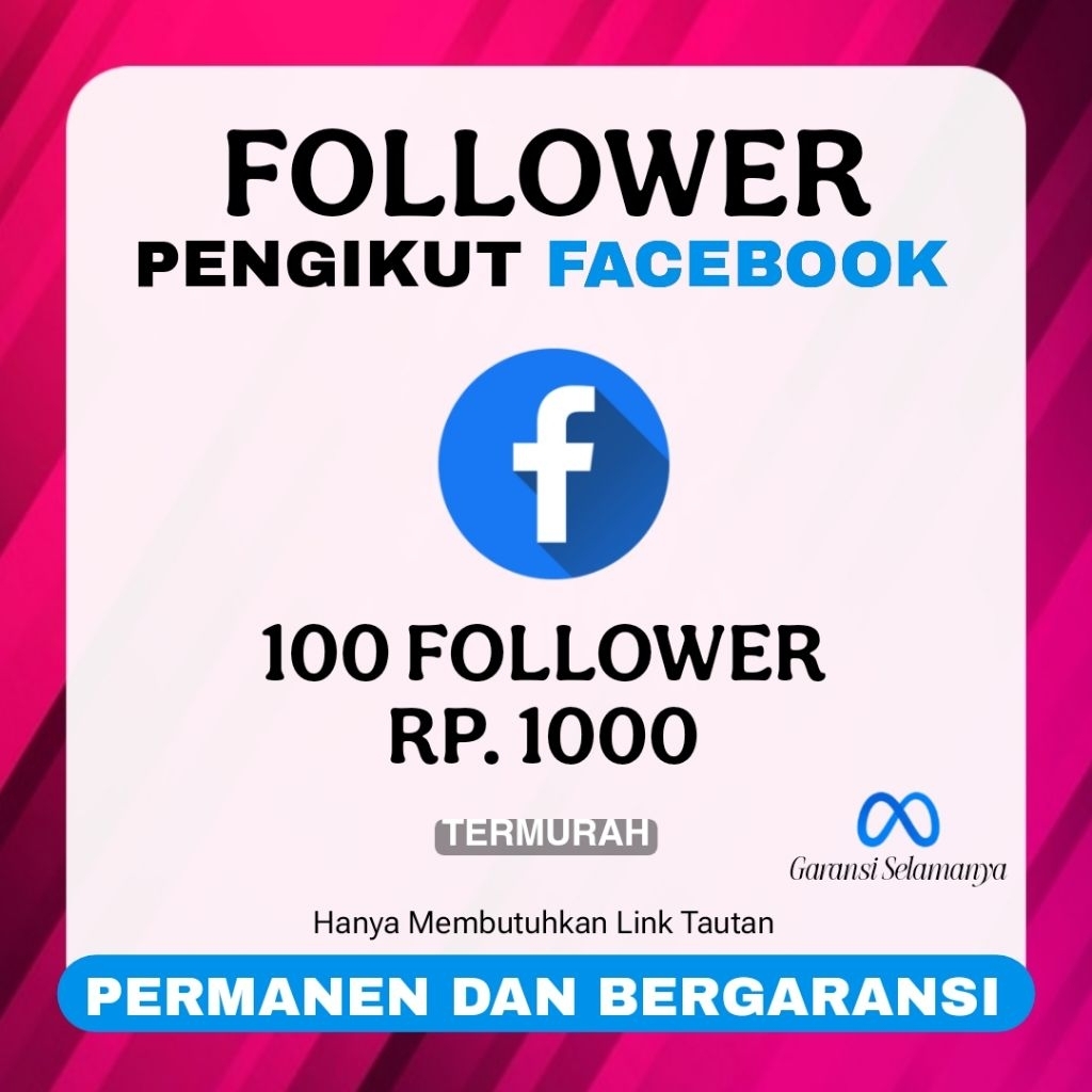 FollowerFB Pro Permanen | Followers Facebook Profesional - Termurah