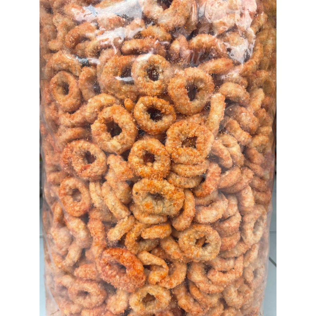 Lanting Cincin Udang Pedas Gurih Renyah / Lanting Cincin Udang Pedas