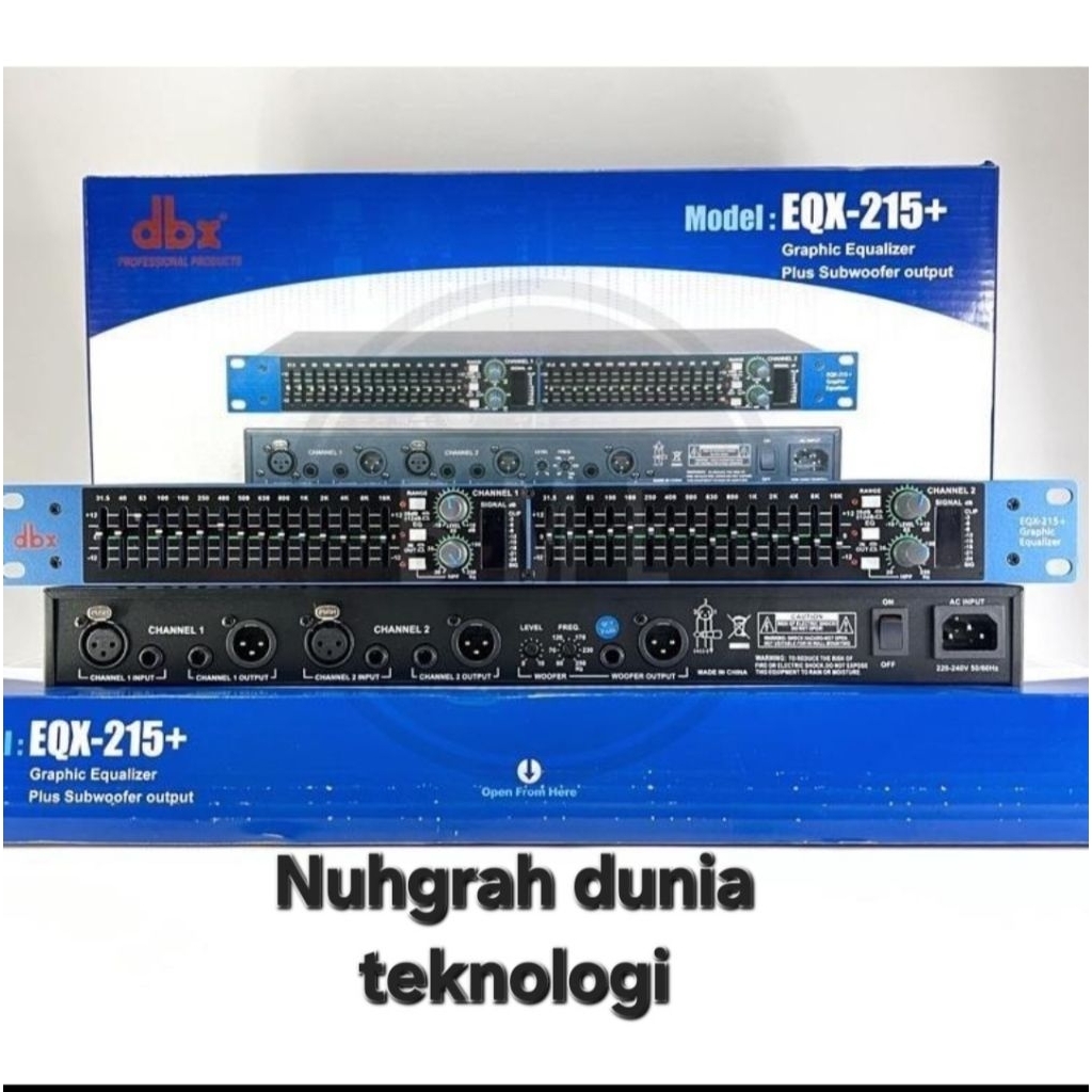 Equaliser DBX EQX 215 Plus Subwoofer