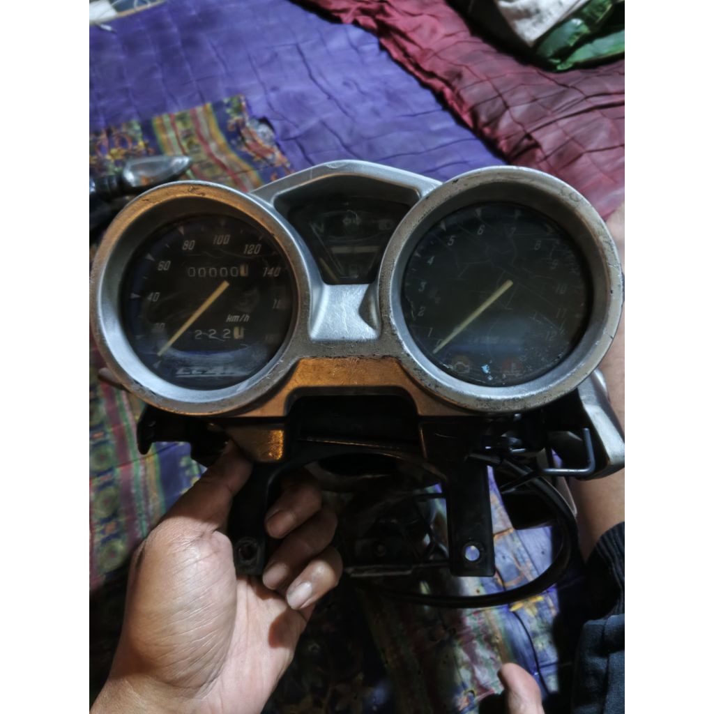 spidometer kilometer original copotan Yamaha Vixion old