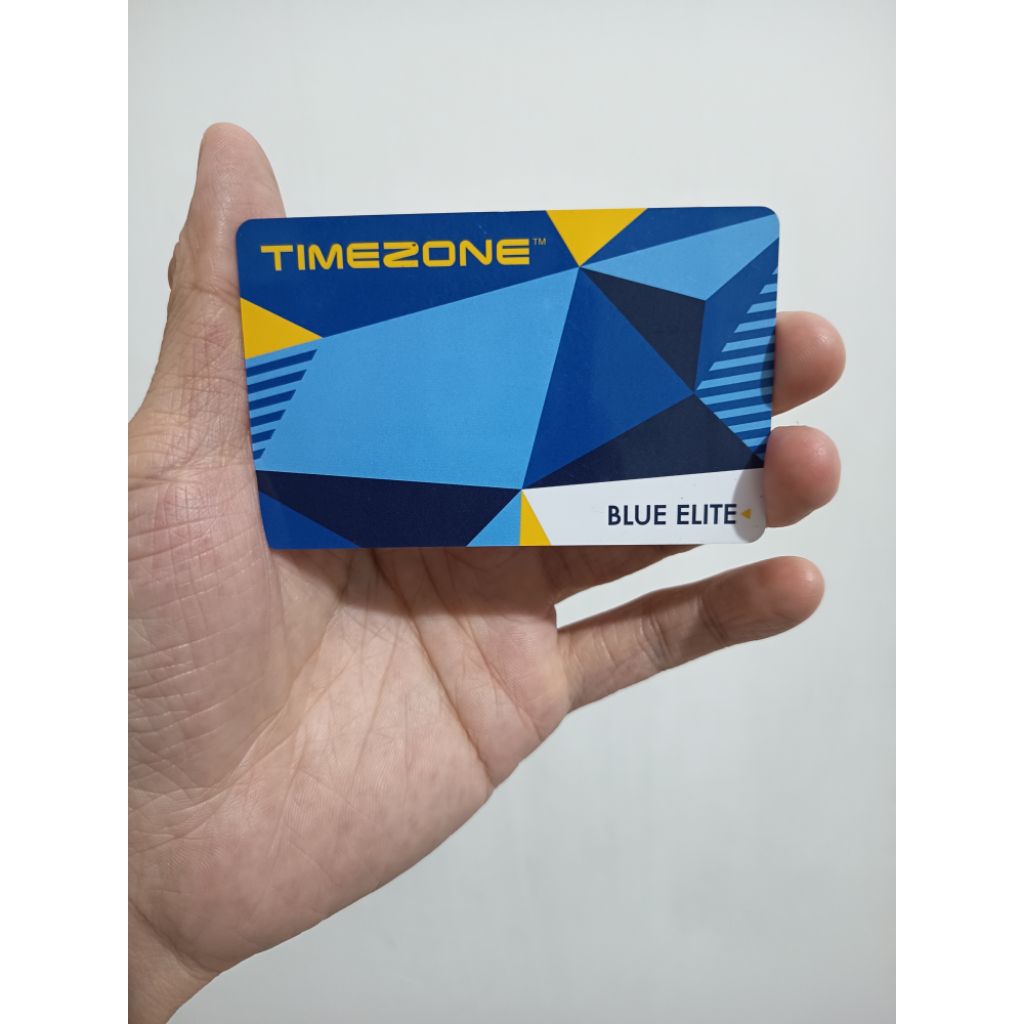 Timezone card blue (2000 tiket)