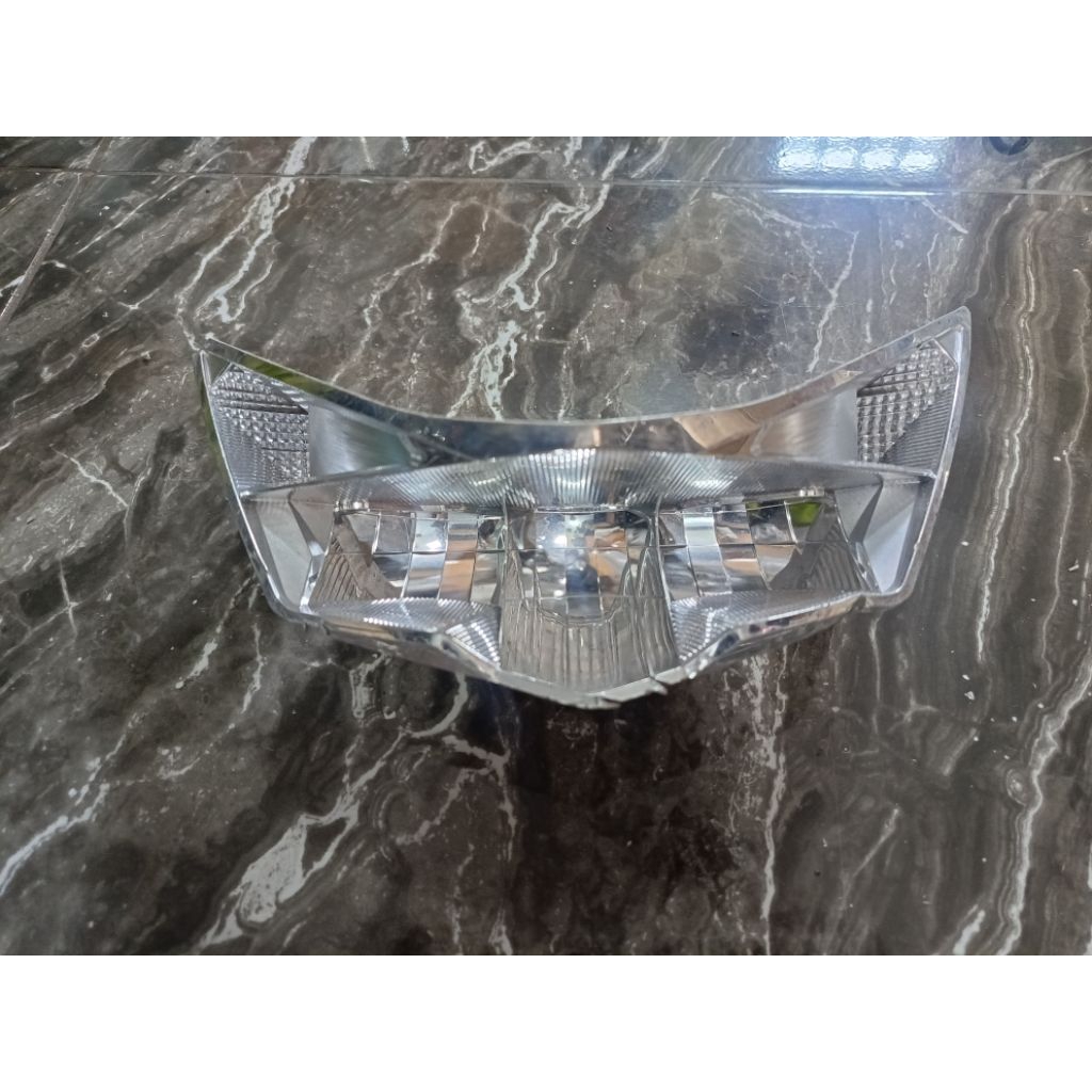 Reflektor lampu depan Honda Beat Deluxe 2020-2023 custom hitam oren hitam original