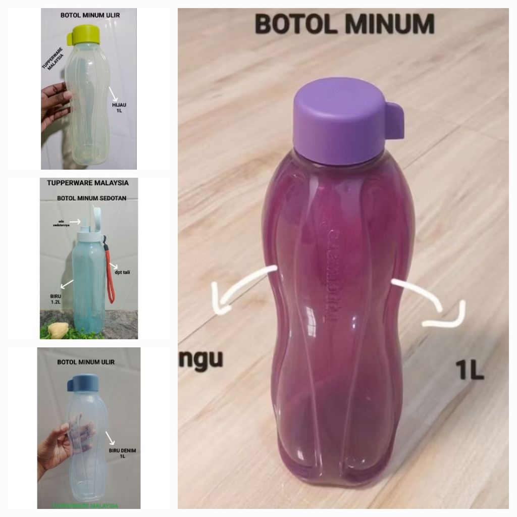 ORIGINAL  TUPPERWARE BOTOL MINUM 1L